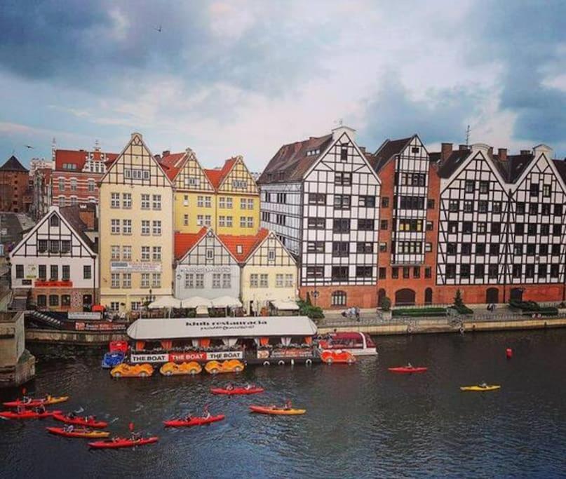 River View Sailor'S Old Town Apartment 그단스크 외부 사진